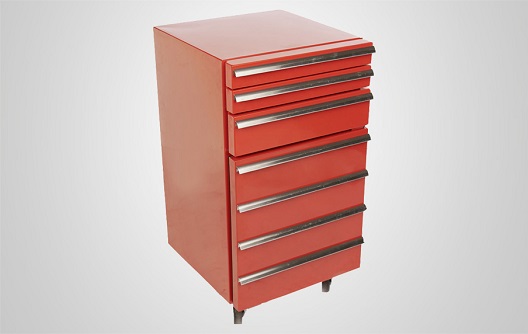 Procool Garage Refrigerator Toolbox Fridge Red Color