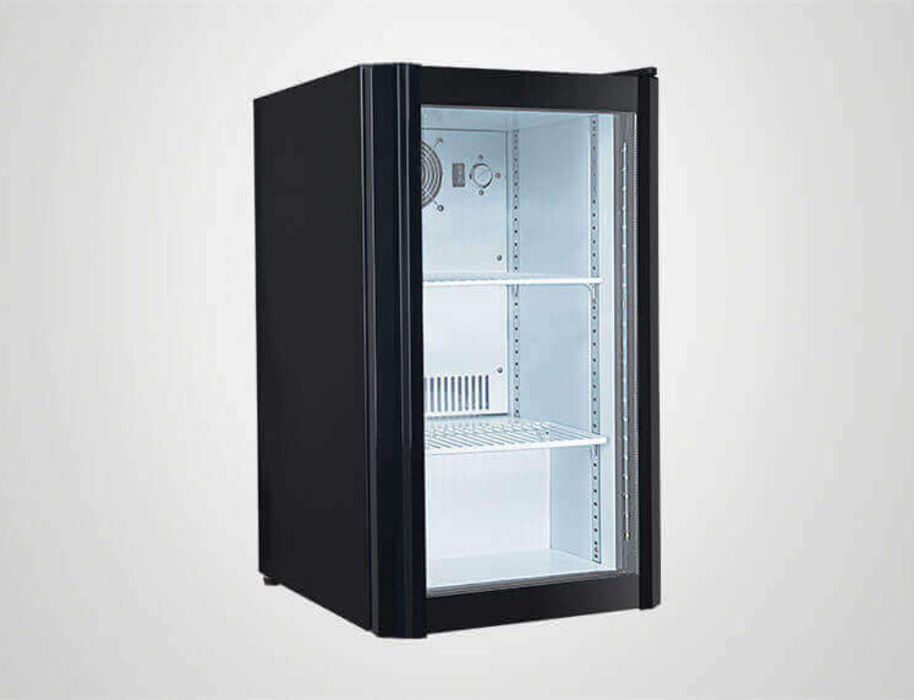Small Counter Top Fridge Glass Door for Drink Procool