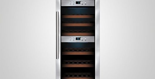 Procool 24 Bottle Wine Cooler Fridge W-24 Dual Temperature Zone with Stainless Profile