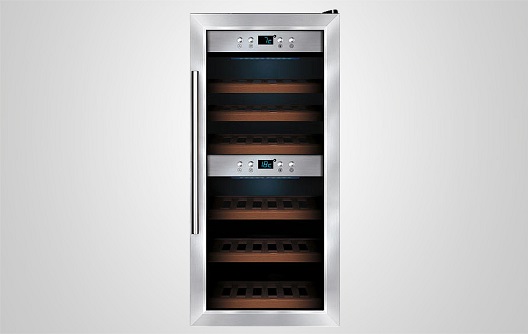 Procool 24 Bottle Wine Cooler Fridge W-24 Dual Temperature Zone with Stainless Profile