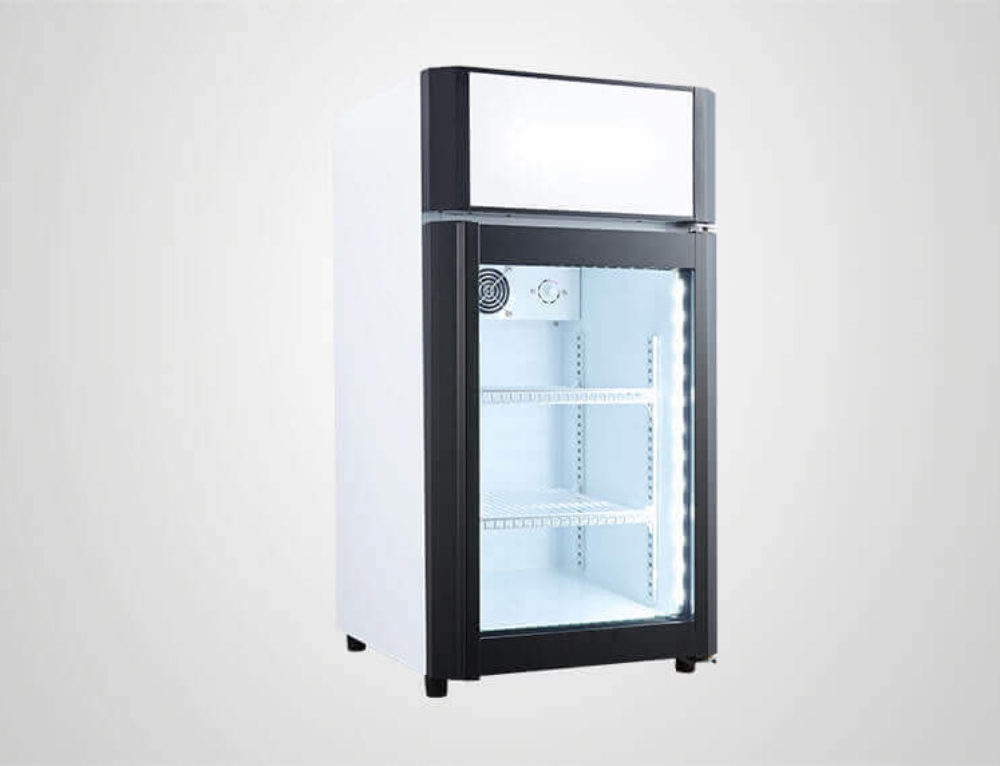 Small Table Top Fridge Glass Door for Drink Procool