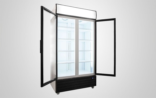 Procool Glass Door Chiller CSD-600 Open Door