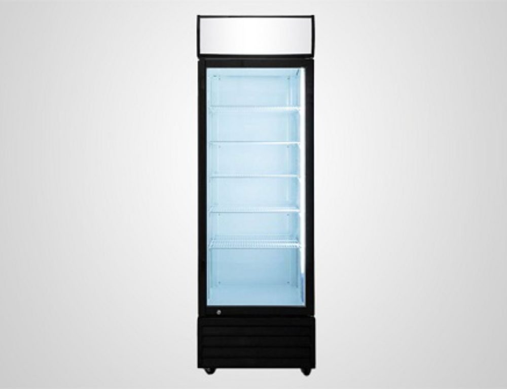 Single Door Glass Front Refrigerator for Display Procool
