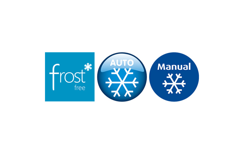 Frost Free, Automatic Defrost and Manual Defrost for Freezers