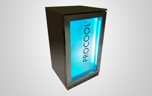 Procool Transparent LCD Fridge Left