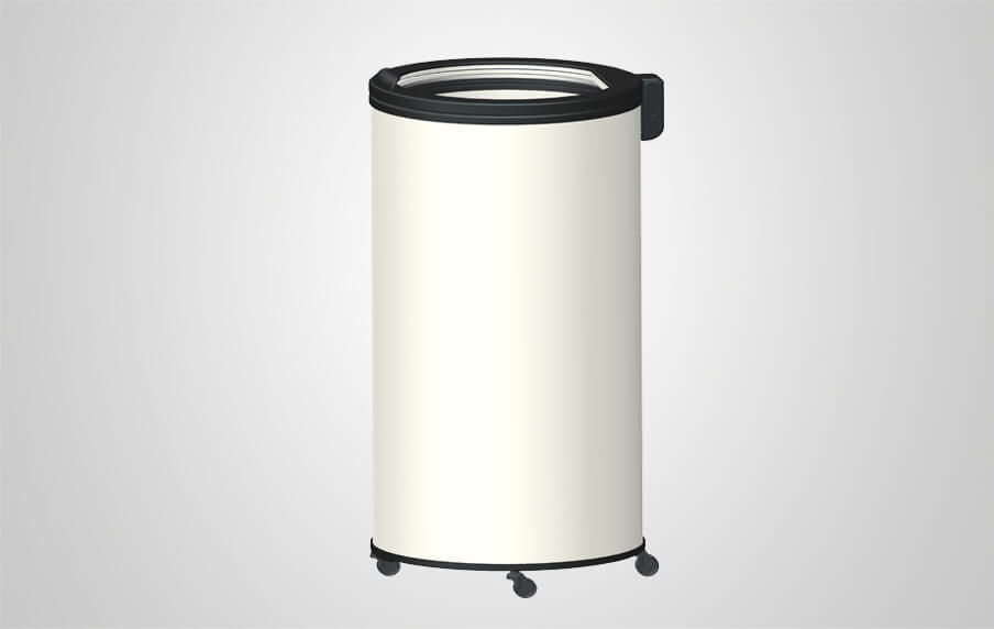 Round Barrel Beverage Cooler On, Round Beverage Cooler Tubs On Wheels