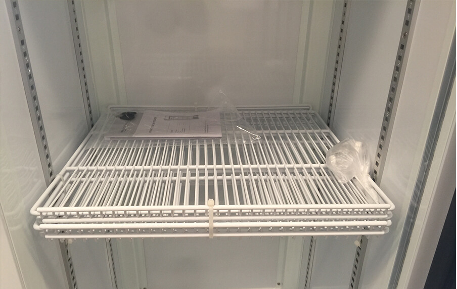 UL Refrigerator_Single Door Upright Cooler Inside