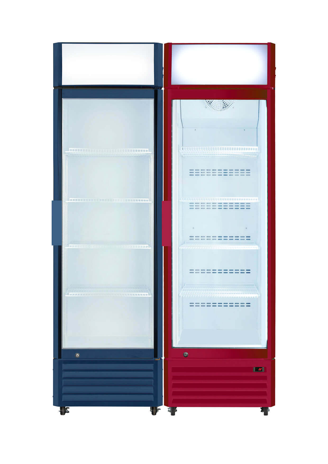 Procool Side By Side Refrigerator Freezer Combo CS-360 + FS-300 in Custom Color