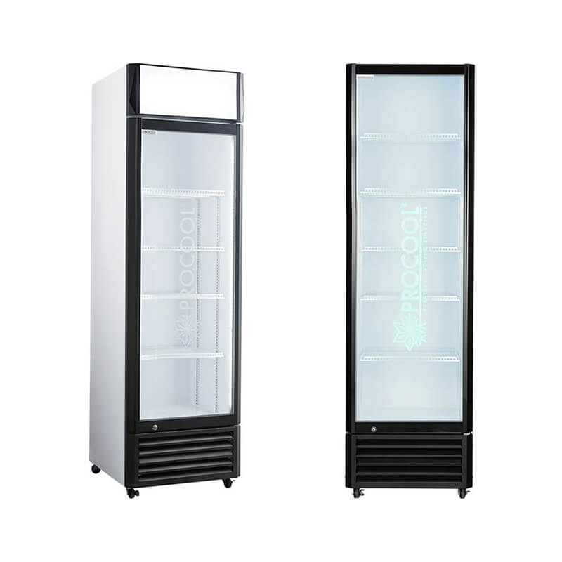 Puerta de vidrio para refrigerador de bebidas de tamaño completo