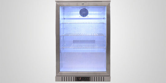 Procool Stainless Steel Glass Door Refrigerator Bs-1 Front