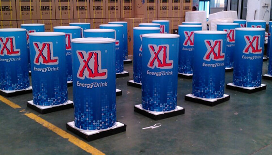 Refrigerador en forma de lata XL en la línea de producción Procool