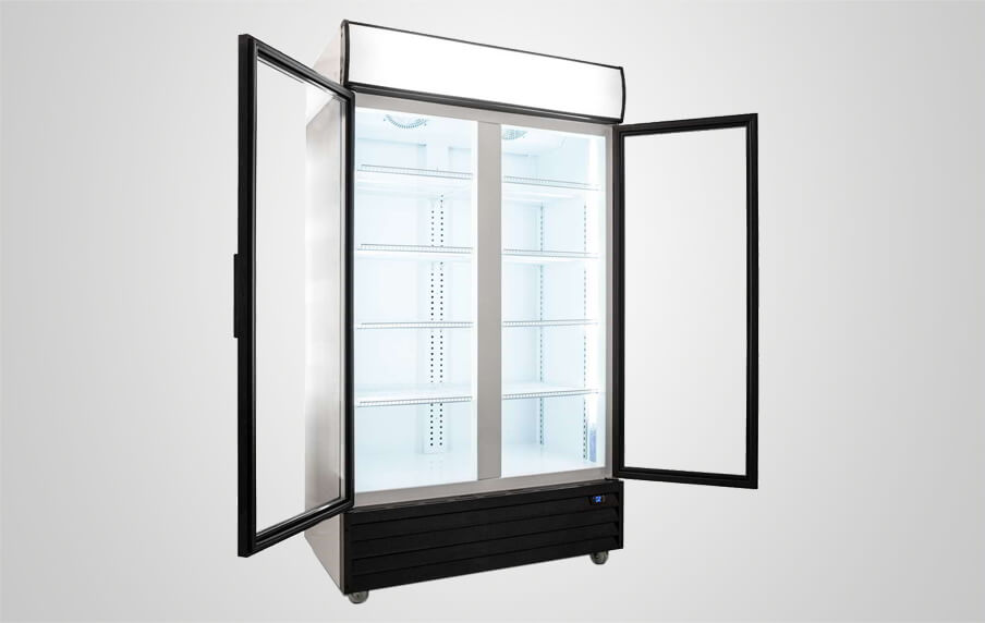 Procool 2 Door Commercial Refrigerator CSD-1150_Left Open Door