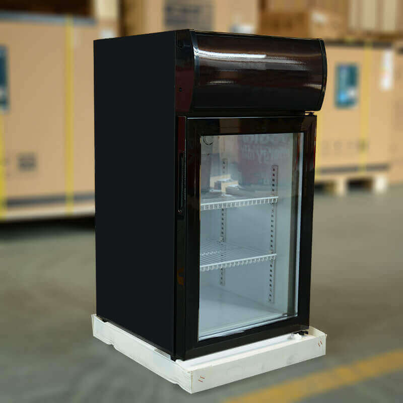 Small Glass Door Refrigerator for Sale