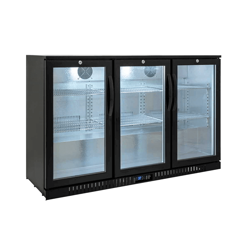 Лучший охладитель для напитков - пивной холодильник под прилавком со стеклянной дверцей