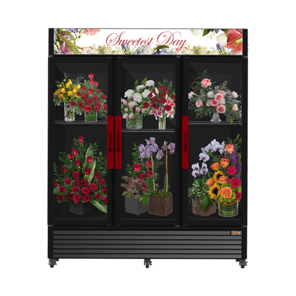 Floral Cooler Fridge in 1 2 3 Doors for Flower Storage Display & Promotion