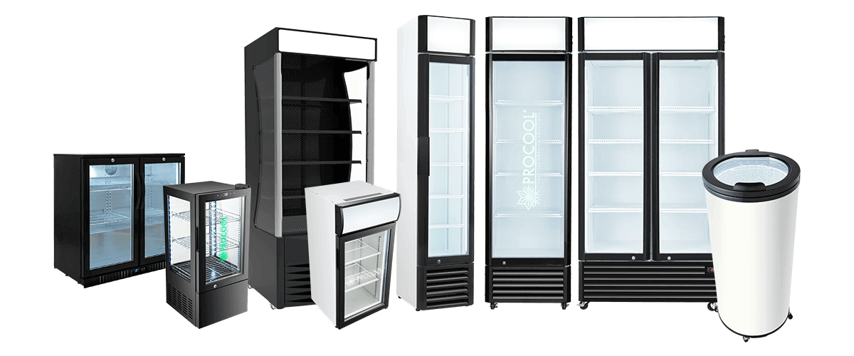 Réfrigérateur à porte en verre PROCOOL