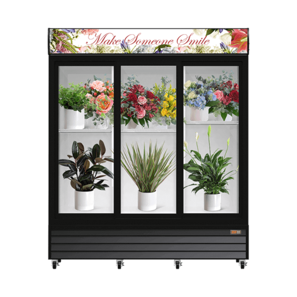 Floral Cooler Fridge in 1 2 3 Doors for Flower Storage Display & Promotion