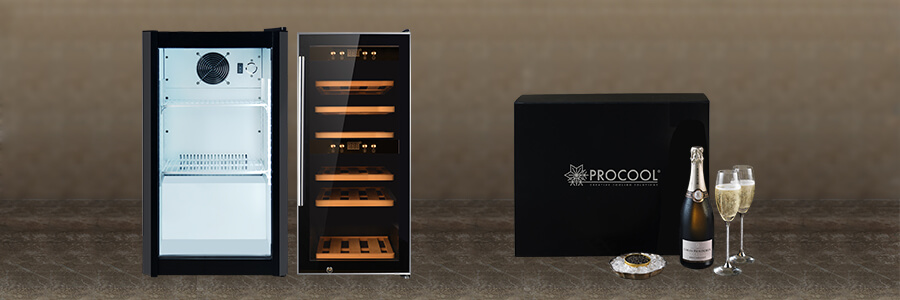 Combo réfrigérateur et cave à vin PROCOOL Caviar pour restaurants