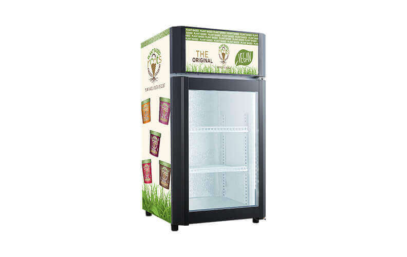 Countertop Ice Cream Display Freezer with Lightbox