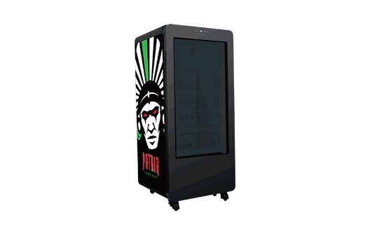 Energy Drink Fridge with LCD Screen
