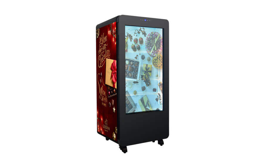 Refrigerador LCD para chocolate