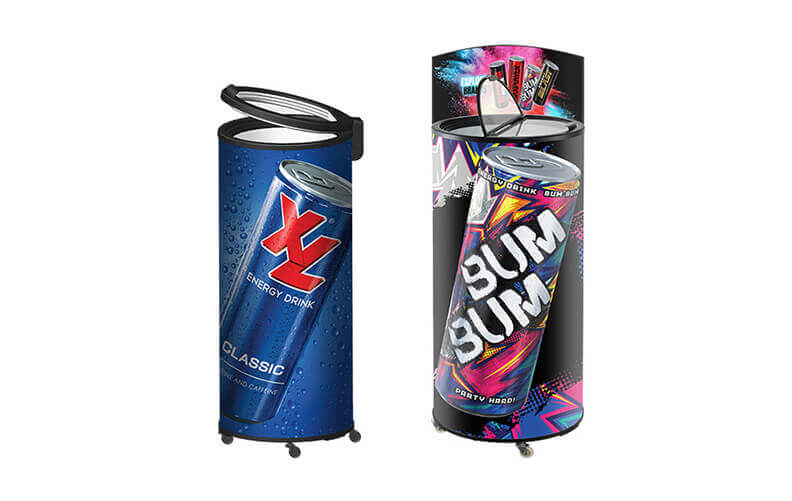 Enfriador de latas de bebida energética XL