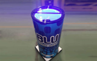 Can Cooler with LED Light Inside the Cabinet