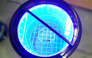 Flip-flop Glass Lid with LED Light Inside the Cabinet