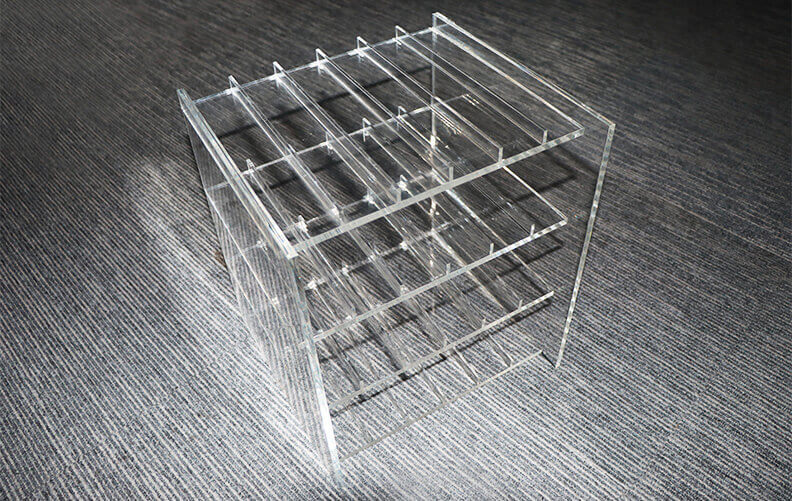 Clear Acrylic Shelf with Custom Width and Height for beverage