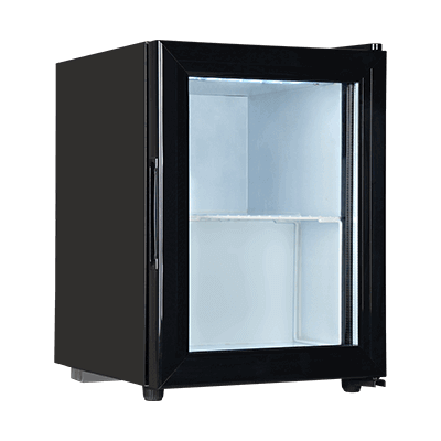 50L AFFICHAGE Mini comptoir congélateur avec 3 porte en verre de