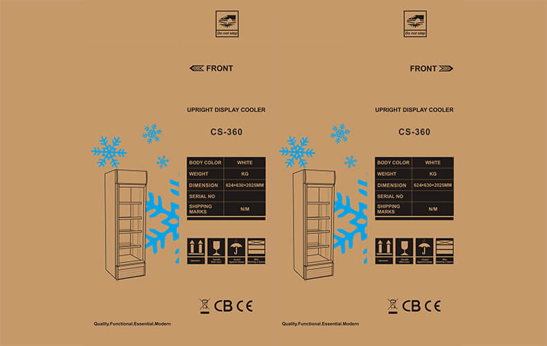 Carton Design of PROCOOL Fridges