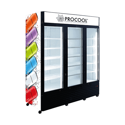 PROCOOL 3 Door Commercial Refrigerator