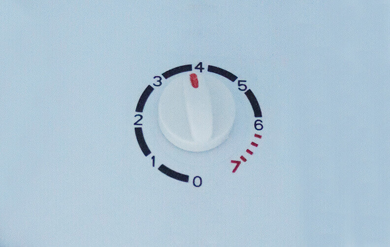 Mechanical Controller Knob for Temperature Adjustment