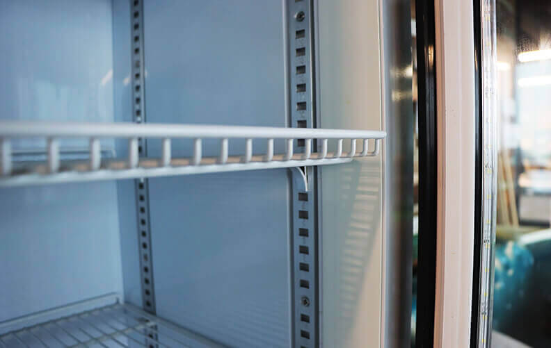 Pilasters and Clips of Commercial Fridge