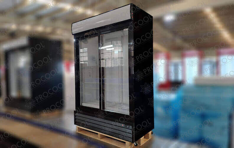 PROCOLD - frigo 2 portes, réfrigérateur vitré