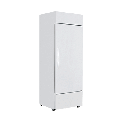 1 Door Commercial Solid Door Freezer with Lightbox Top Panel