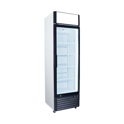 Single Door Upright Freezer with Interior Light