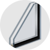 Slim Cooler_Double Layers Glass Door