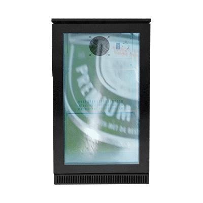 Transparent LCD Cooler with 32 Inch Screen