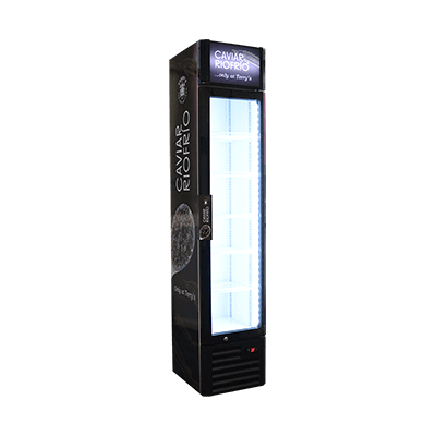 Slim Caviar Display Cooler with Digital Printing Sticker