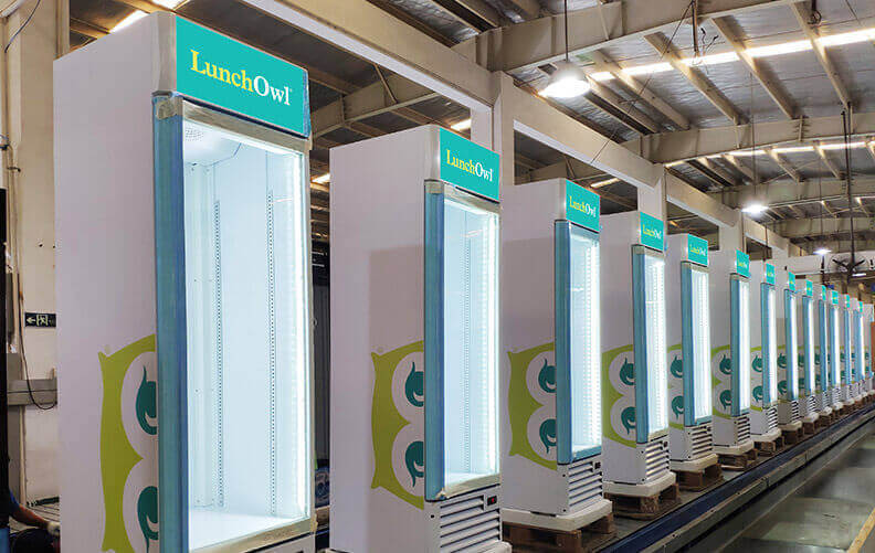 Procool Custom Upright Display Coolers Production