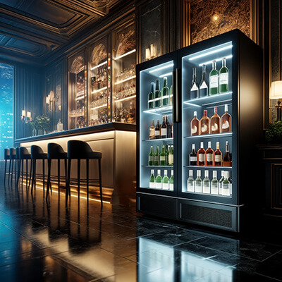 Refrigerated Merchandising Solution for Bars and Restaurants