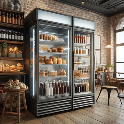 Refrigerated Merchandising Solution for Coffee Shops and Bakeries