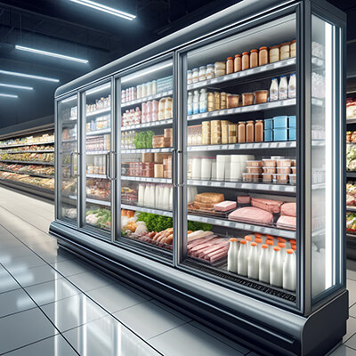 Refrigerated Merchandising Solution for Supermarkets and Grocery Stores
