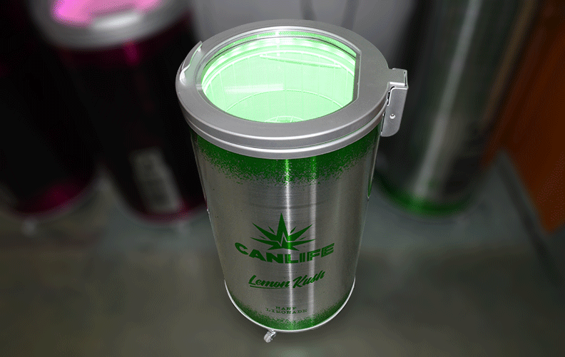 Custom Can Cooler with RGB Light