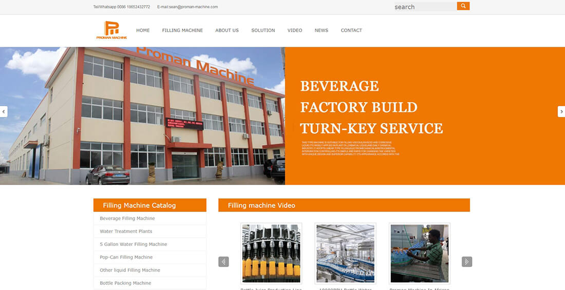 Top 45 Beverage Machinery Suppliers in China_Proman Machinery Co., Ltd