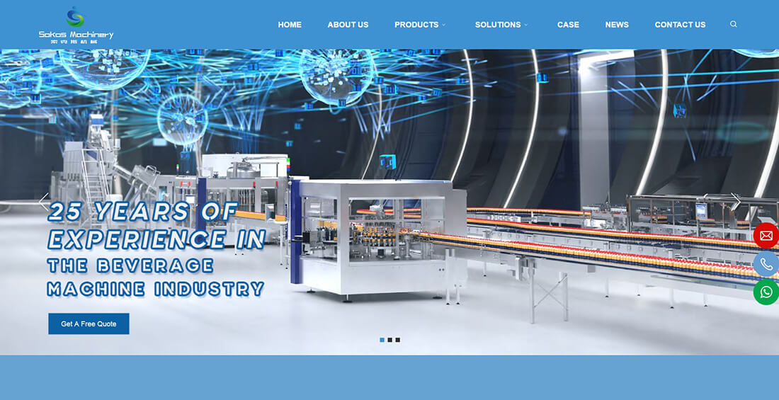 Top 45 Beverage Machinery Suppliers in China_Sokos Filling Machinery Co., Ltd