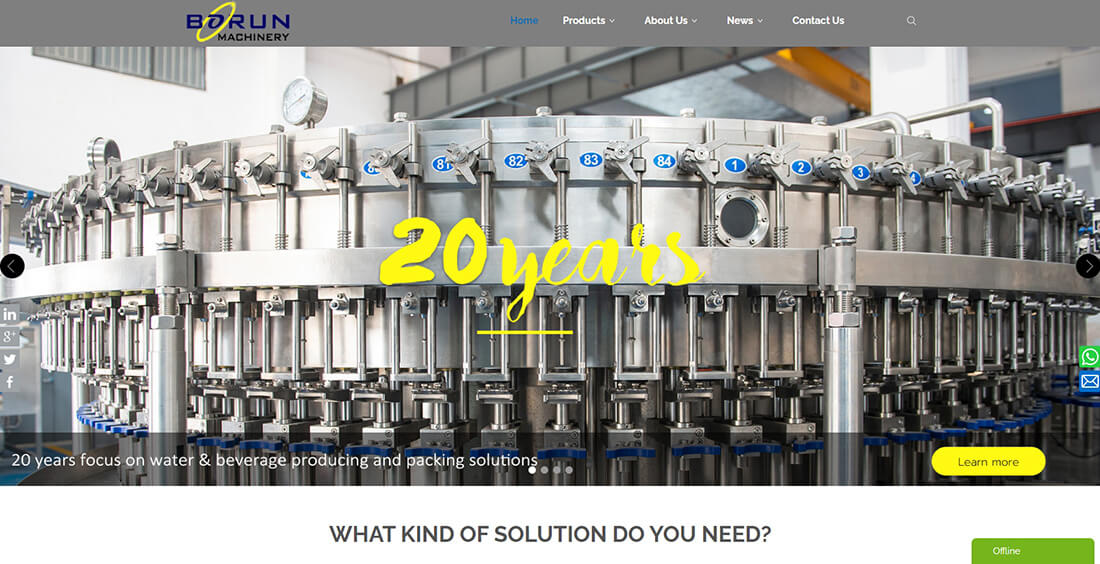 Top 45 Beverage Machinery Suppliers in China_Borun Machinery Co., Ltd