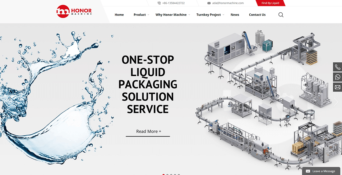 Top 45 Beverage Machinery Suppliers in China_Honor Machinery Co