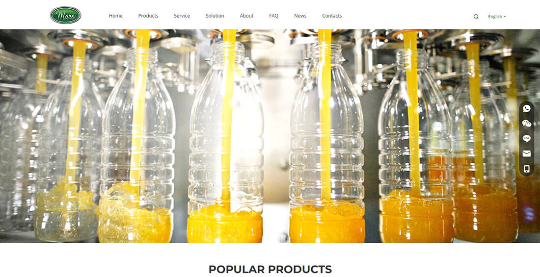 Top 45 Beverage Machinery Suppliers in China_Mars Packing Machinery Co., Ltd